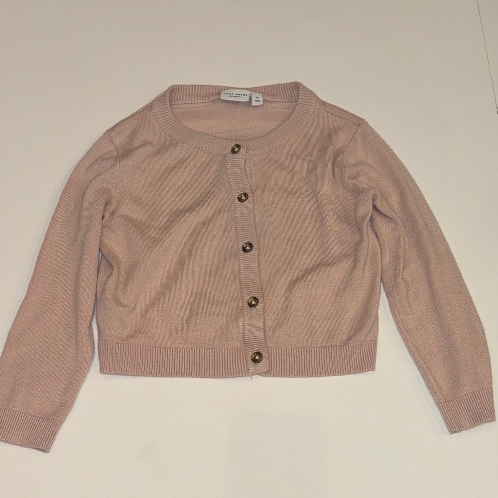 Charming Kids Light Pink Cardigan